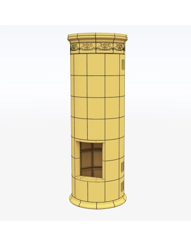 Piec kaflowy okrągły klasyczny 4